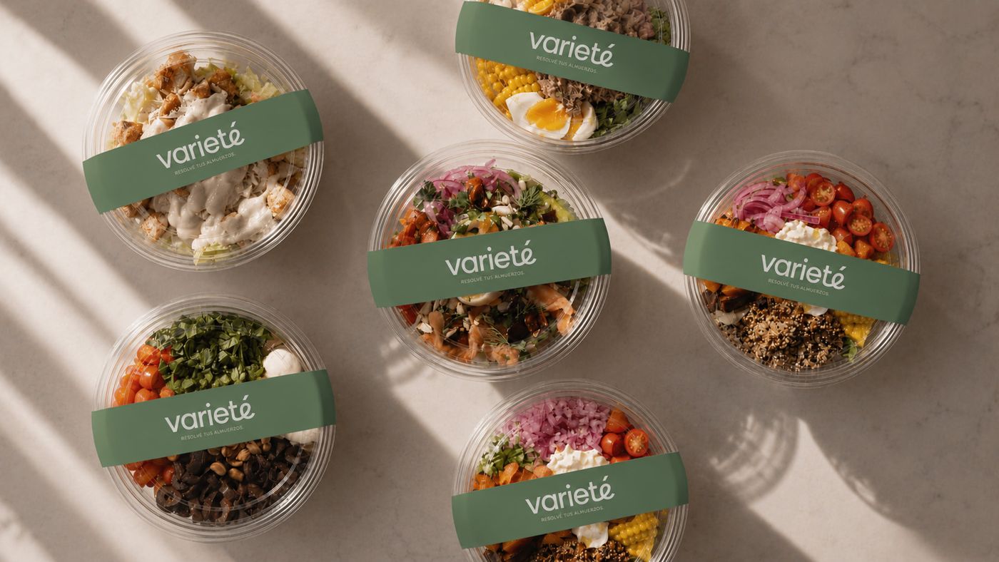 Bowls y ensaladas de Varieté listos para entregar