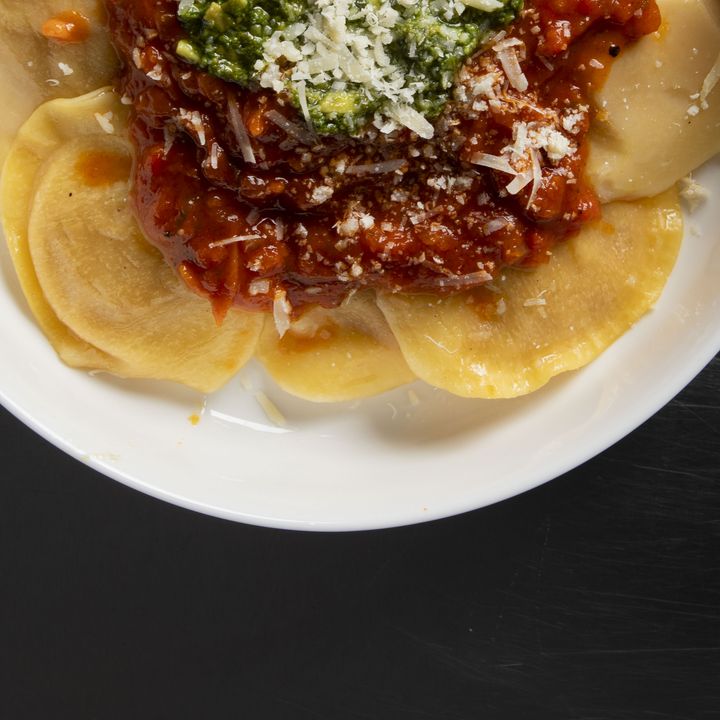 Sorrentinos de calabaza y mozzarella de Varieté